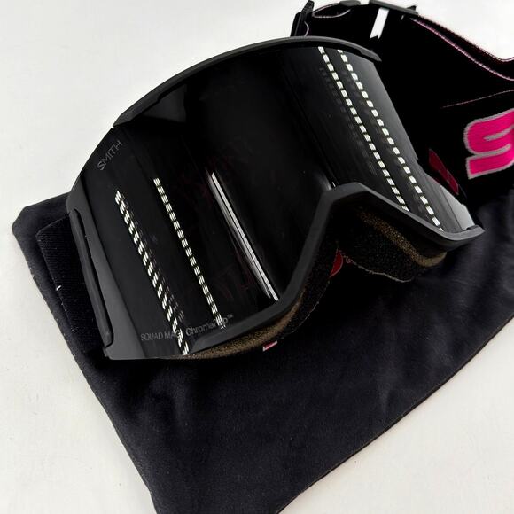 Smith Squad Mag 190mm Chromapop Snow Goggles In Ac The Blondes Chromapop Black - Picture 9 of 11